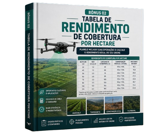 Bônus 02 - Tabela Comparativa de Rendimento de Cobertura por Hectare