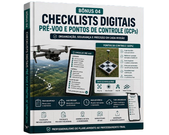 Bônus 04 - Checklists Digitais de Inspeção Pré-Voo e Pontos de Controle (GCPs)