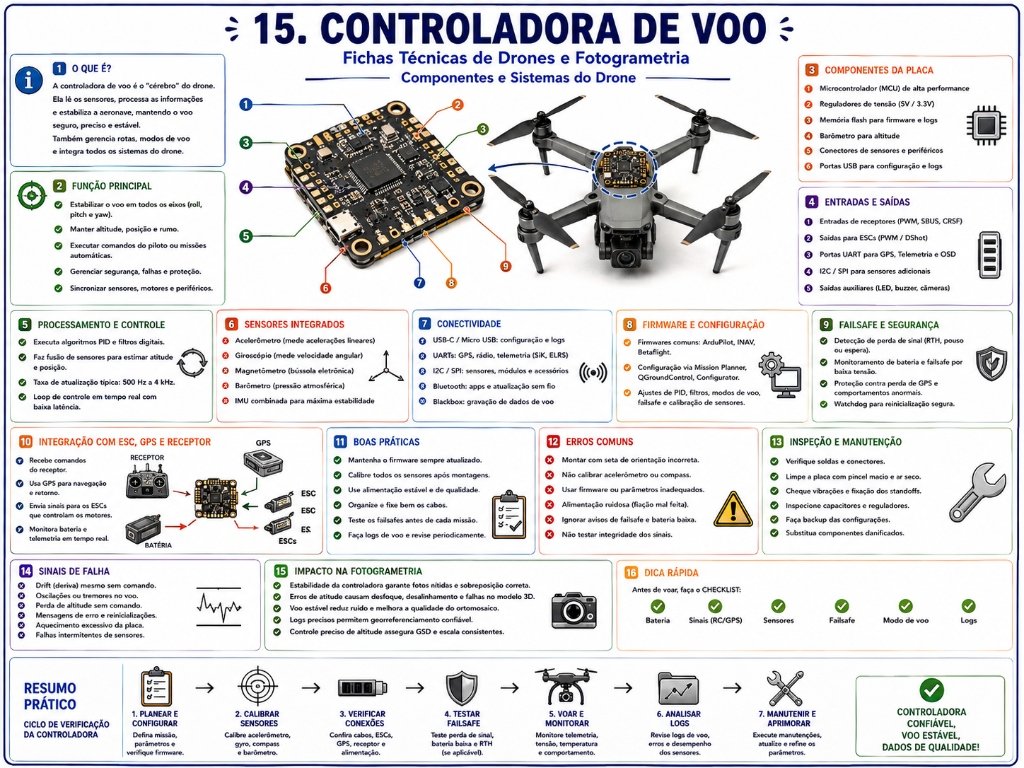 15. Controladora de Voo - Componentes e Sistemas do Drone