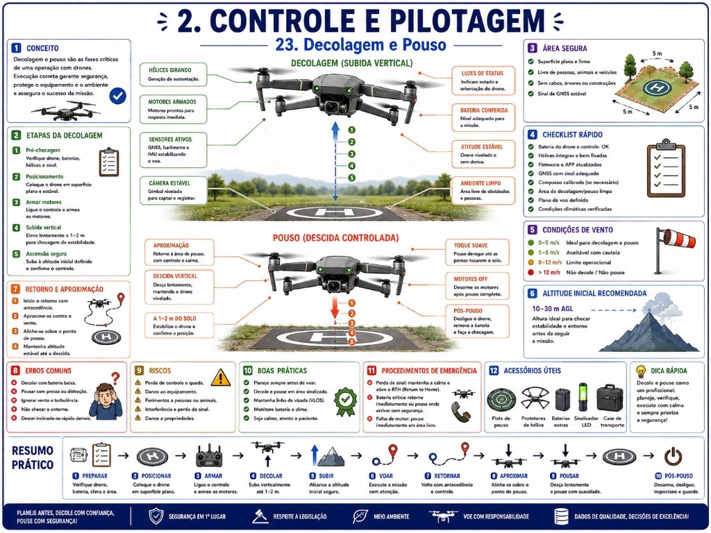 23. Decolagem e Pouso - Controle e Pilotagem