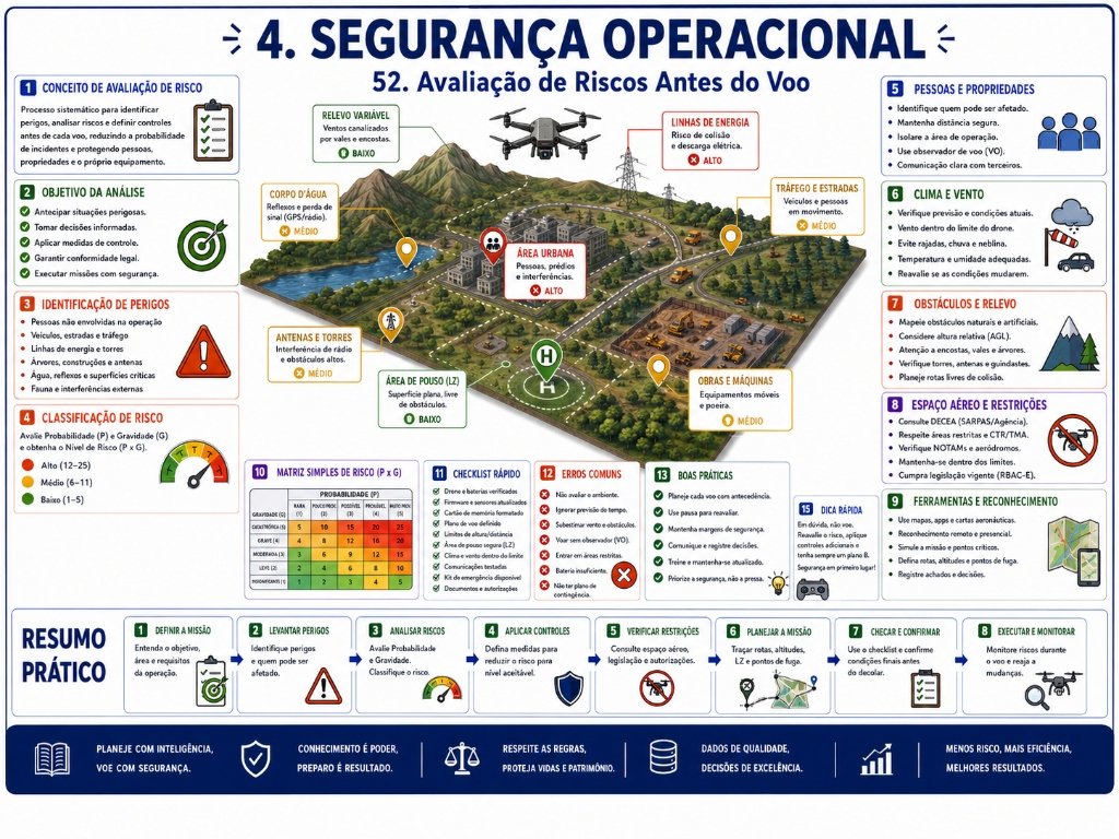 52. Avaliação de Riscos Antes do Voo - Segurança Operacional
