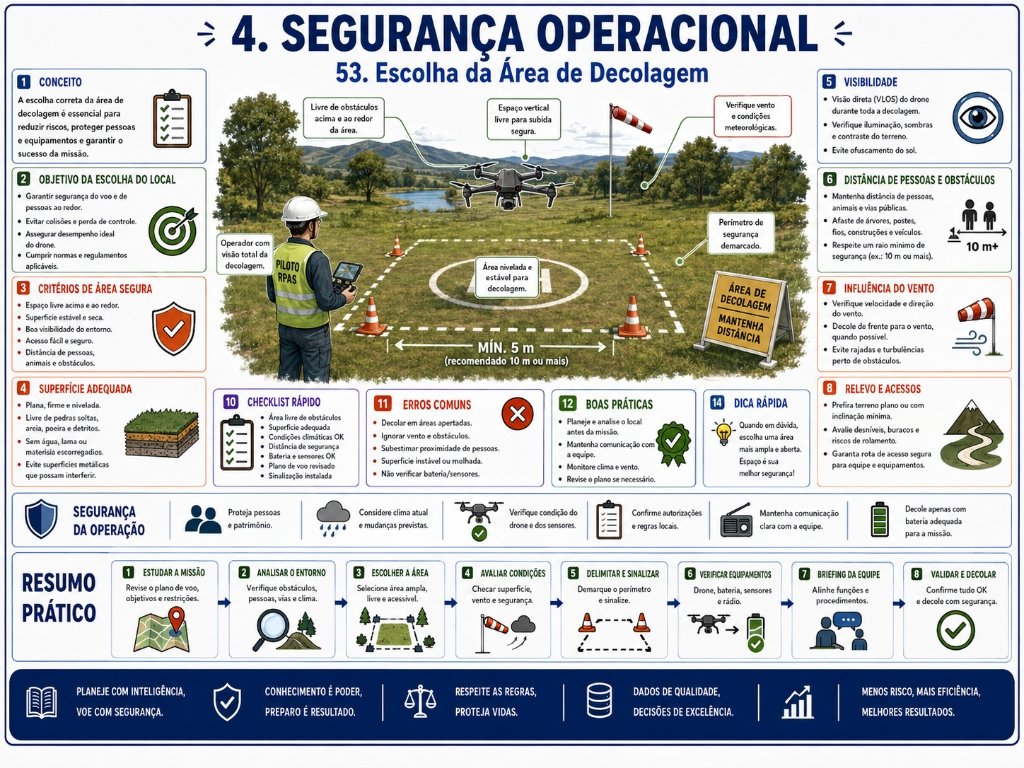 53. Escolha da Área de Decolagem - Segurança Operacional